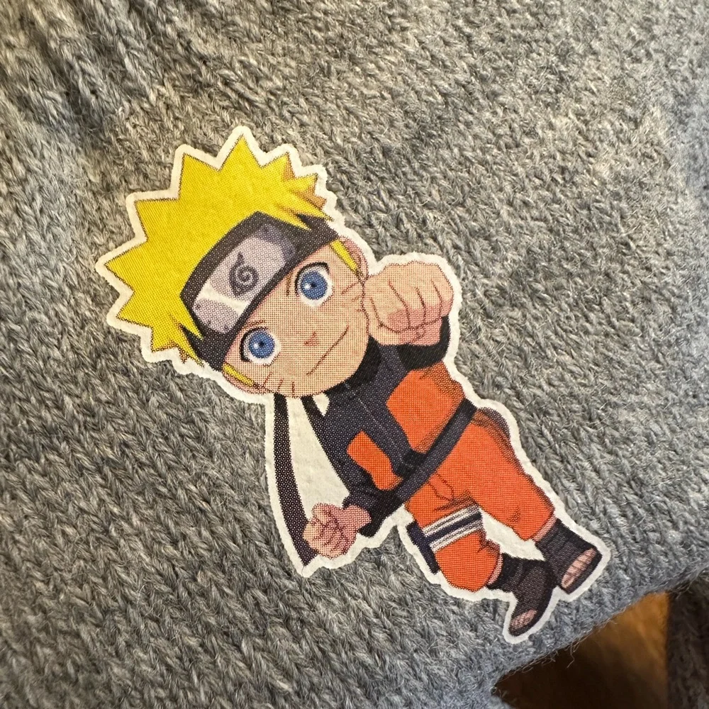 Bioworld kids youth Naruto beanie and glove set